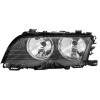 Передняя фара (левая) Темная, DEPO для BMW 3 (E46) 1998-2001 - фото 1