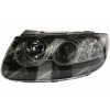 Передняя фара (левая) Черная, TYC для HYUNDAI SANTA FE 2009-2012 - фото 1