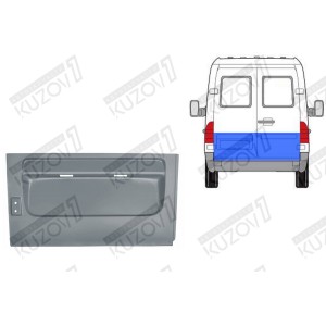 ДВЕРЬ ЗАДНЯЯ (ЛЕВАЯ) НИЖНЯЯ НАРУЖНАЯ ЧАСТЬ, 50 СМ, ОРИГИНАЛ, 0.8 ММ, ПОЛЬША - фото