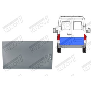 ДВЕРЬ ЗАДНЯЯ (ПРАВАЯ) НИЖНЯЯ НАРУЖНАЯ ЧАСТЬ, 50 СМ, ОРИГИНАЛ, 0.8 ММ, ПОЛЬША - фото