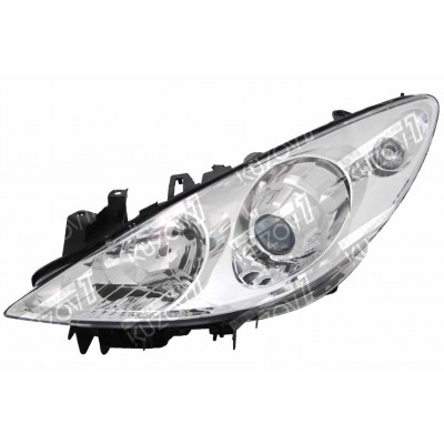 Передняя фара (левая) TYC для PEUGEOT 307 2005-2007 - фото