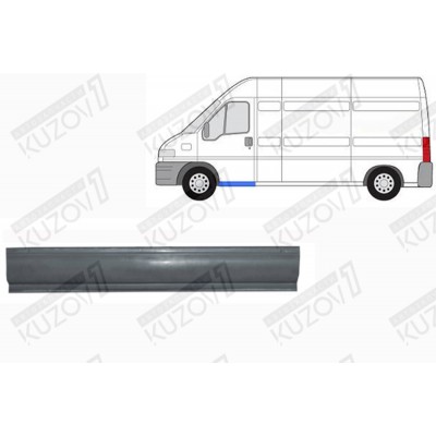 Порог (левый) POTRYKUS для PEUGEOT BOXER 2002-2006 - фото
